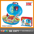 Interesting plastic cooking play set toys kids kitchen bbq play set